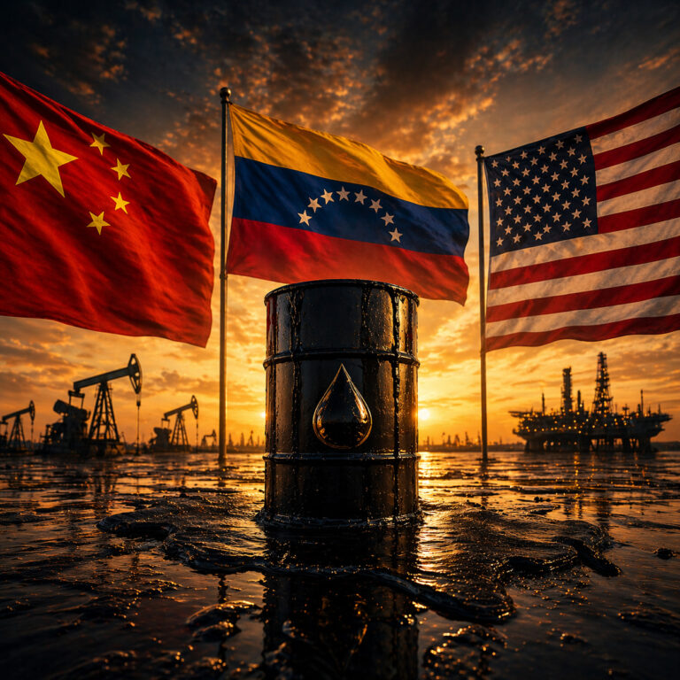China perde espaço no petróleo da Venezuela após reabertura ao Ocidente e avanço de EUA e Europa, elevando riscos geopolíticos.
